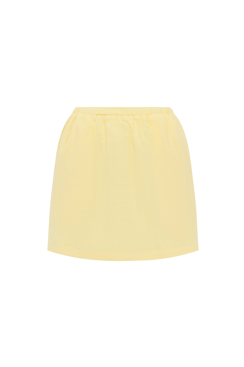 LIMONI MINI SKIRT - LEMON - LIMONI-MINI-SKIRT