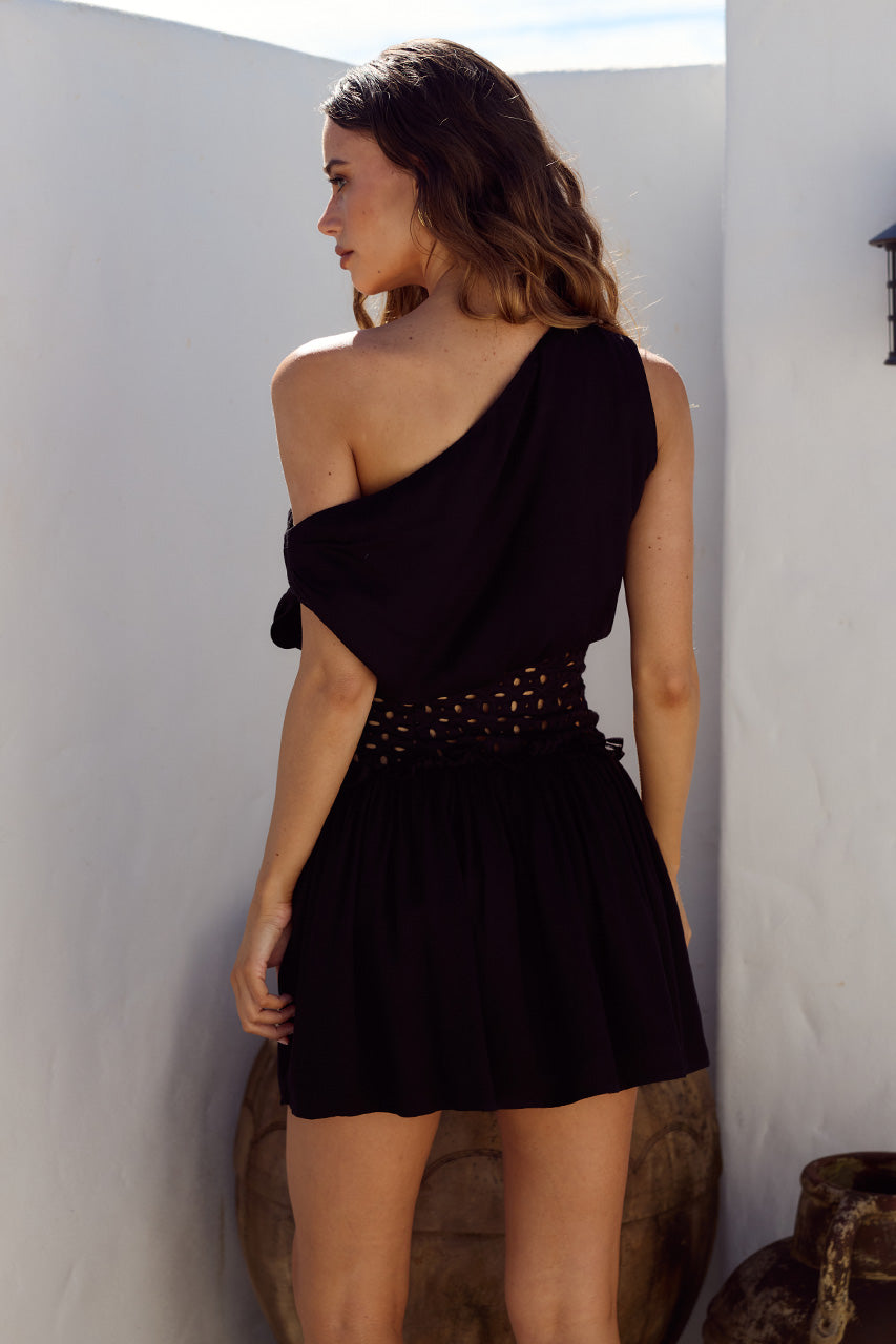 LIZZY ONE SHOULDER MINI DRESS - BLACK - LIZZYONESHOULDERMINIDRESS-BLACK-05