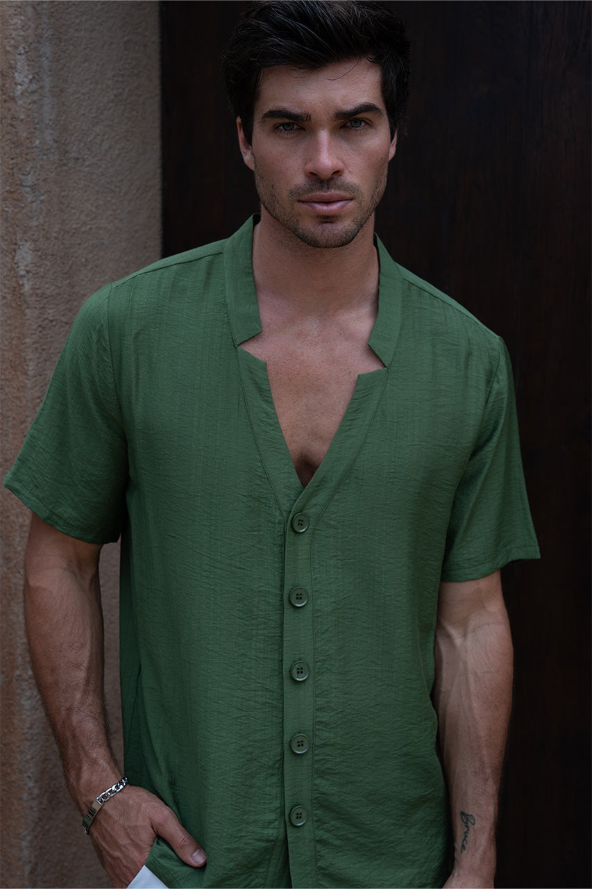 LUCA SHIRT - KHAKI - LUCASHIRT-KHAKI