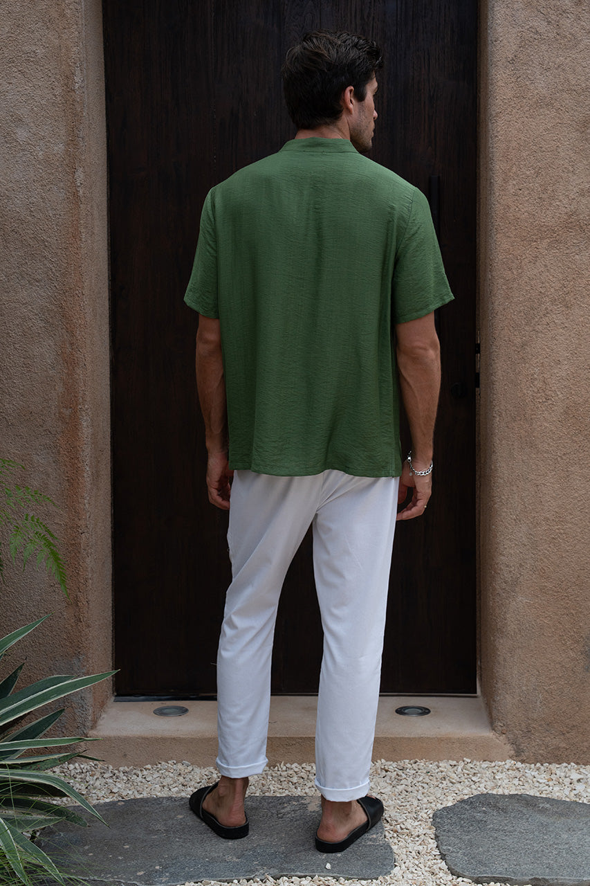 LUCA SHIRT - KHAKI - LUCASHIRTKHAKI-MARCELOPANTWHITE_1