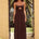 LIBERTINE MAXI DRESS - CHOCOLATE
