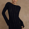 MONTARO MINI DRESS - BLACK