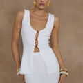 NADINA TOP - WHITE