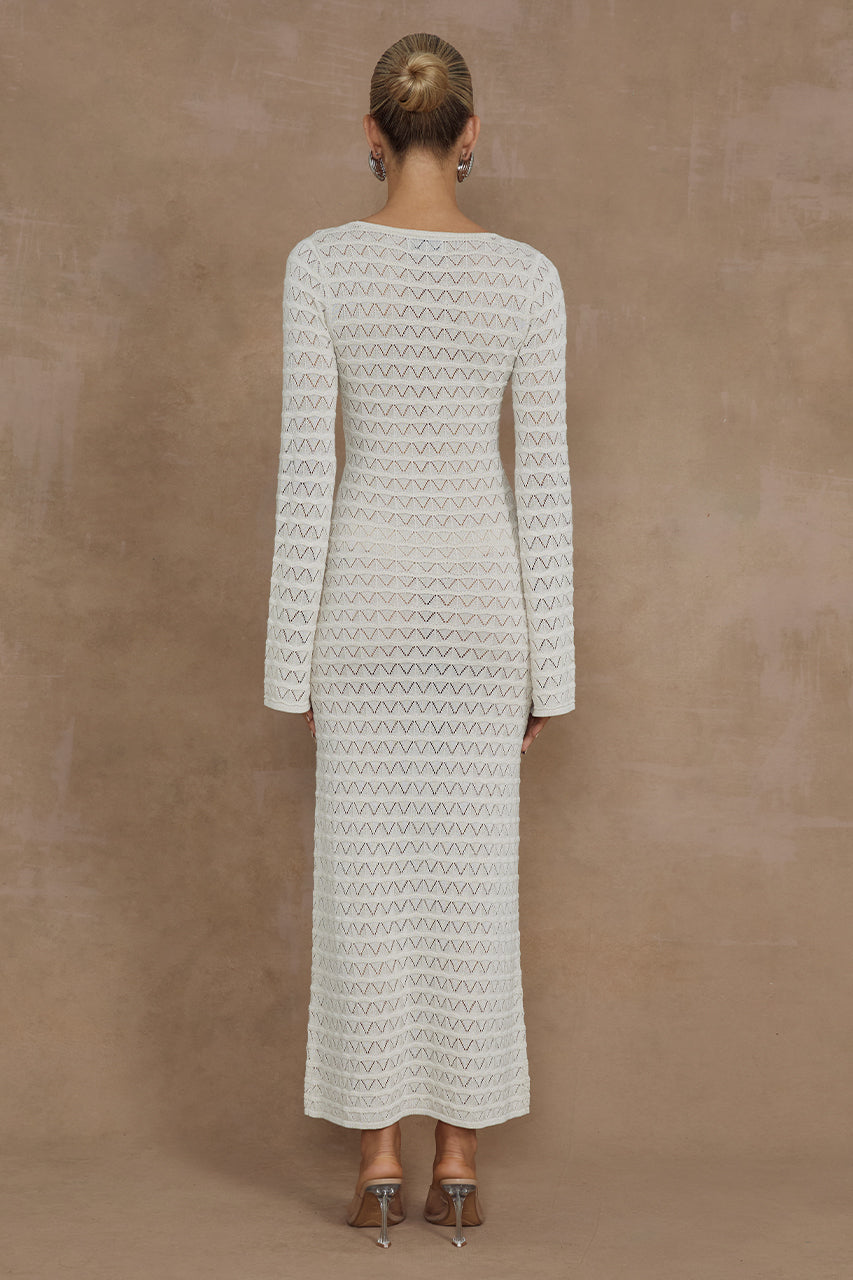 NYA MIDI DRESS - IVORY - MADDY_POLLARD_RUNAWAY-168