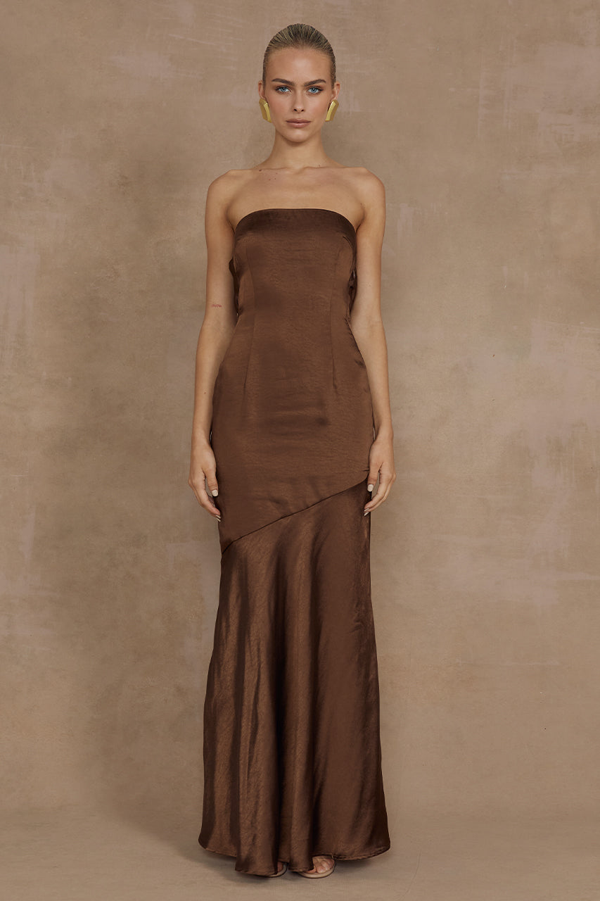 MULANI MAXI DRESS - ESPRESSO XL - MADDY_POLLARD_RUNAWAY-266