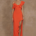 DALIA MAXI DRESS - TANGERINE