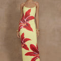 DEIA MIDI DRESS - YELLOW LILY