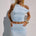 MALANI ONE SHOULDER TOP - BLUE