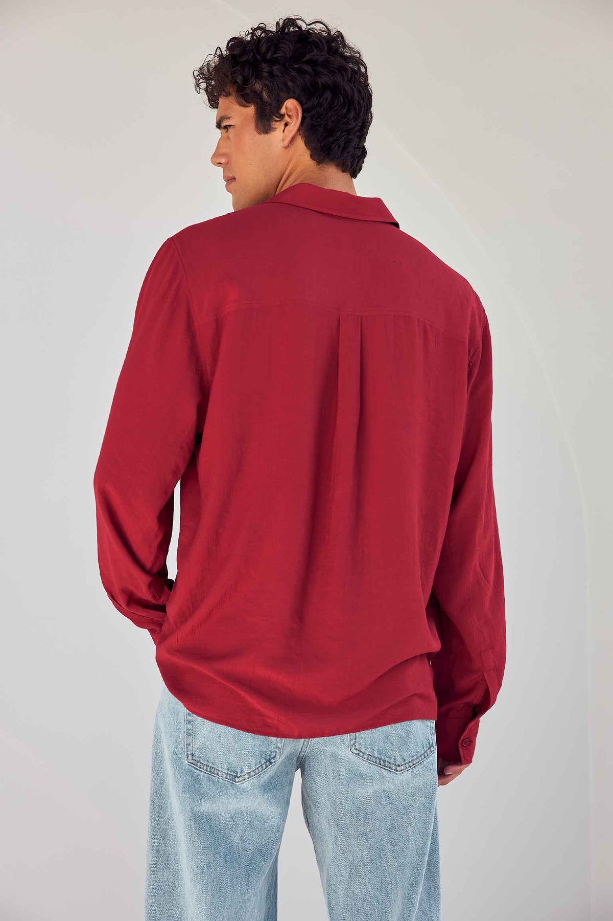 MALO LONG SLEEVE SHIRT - RED - MALOLONGSLEEVESHIRT-RED-3
