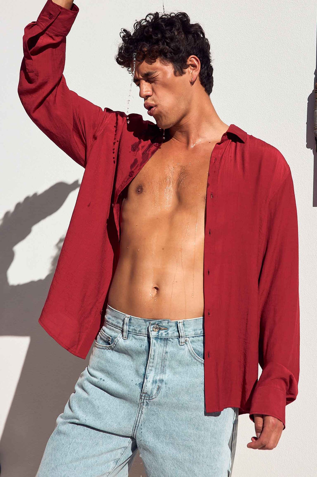 MALO LONG SLEEVE SHIRT - RED - MALOLONGSLEEVESHIRT-RED-4
