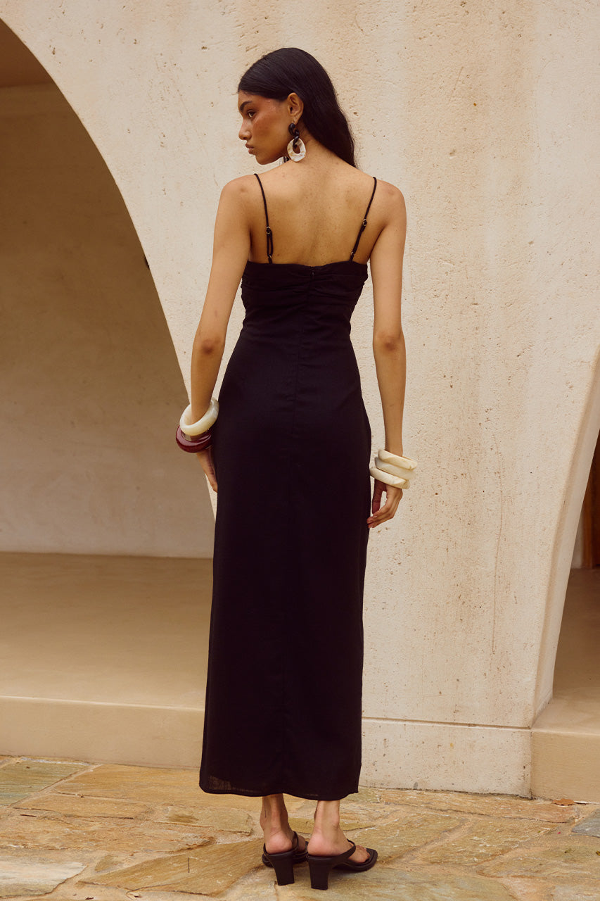 MARIANNA MIDI DRESS - BLACK - MARIANNAMIDIDRESSBLACK_4