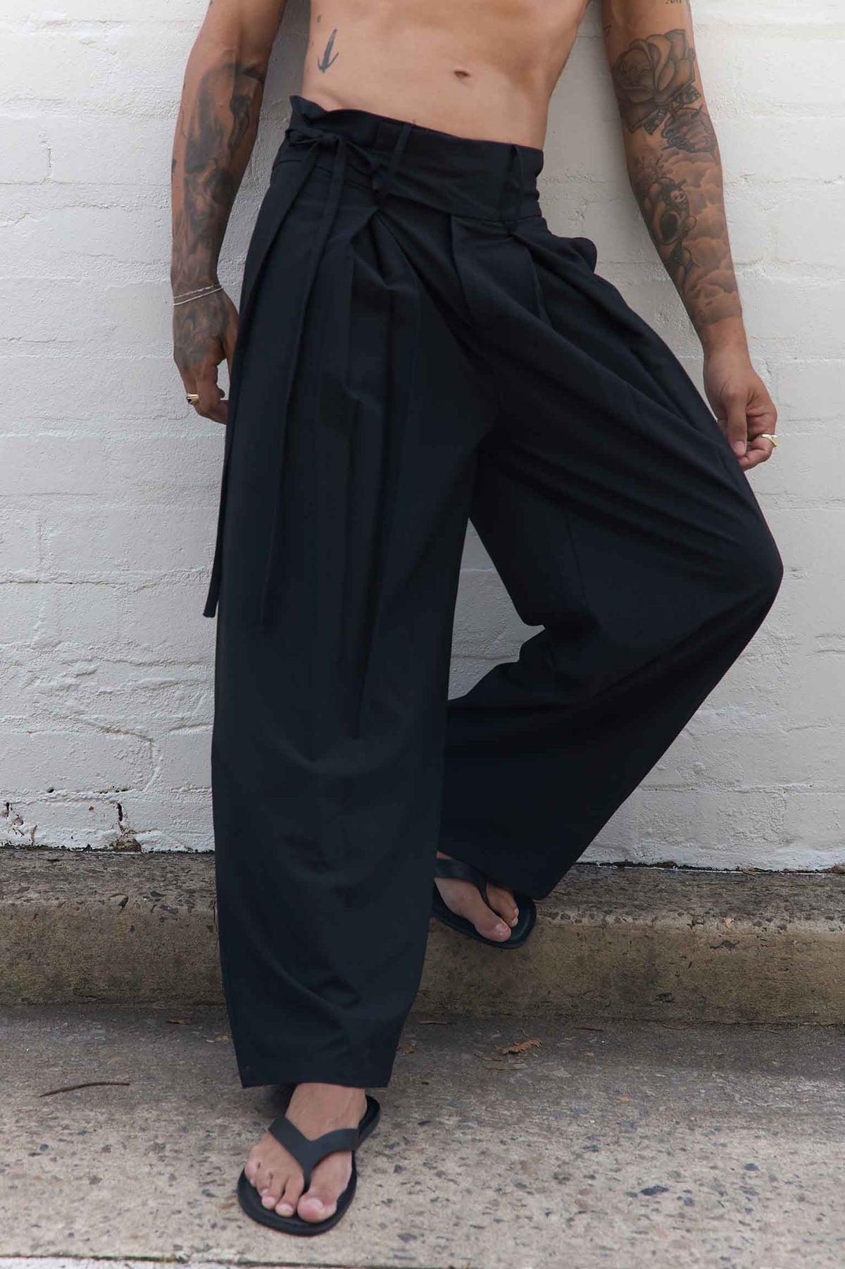 MARIO TAILORED PANT - BLACK - MARIOTAILOREDPANTS-BLACK-1