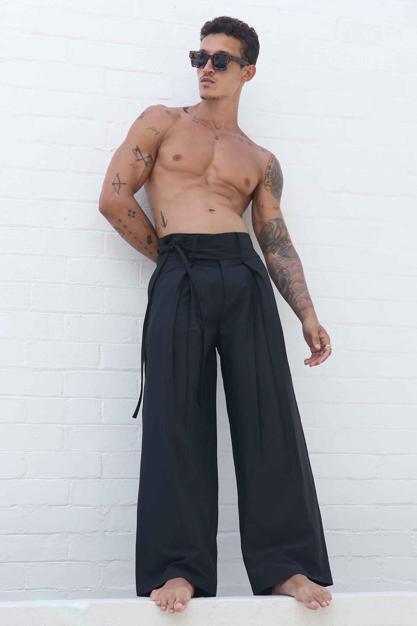 MARIO TAILORED PANT - BLACK