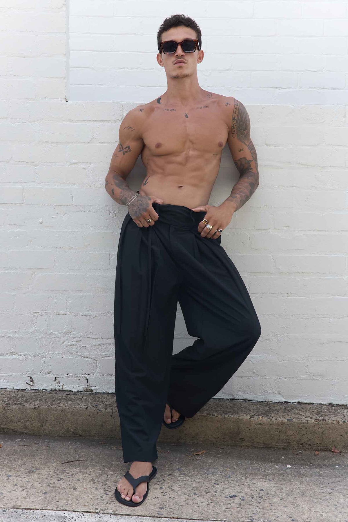 MARIO TAILORED PANT - BLACK - MARIOTAILOREDPANTS-BLACK