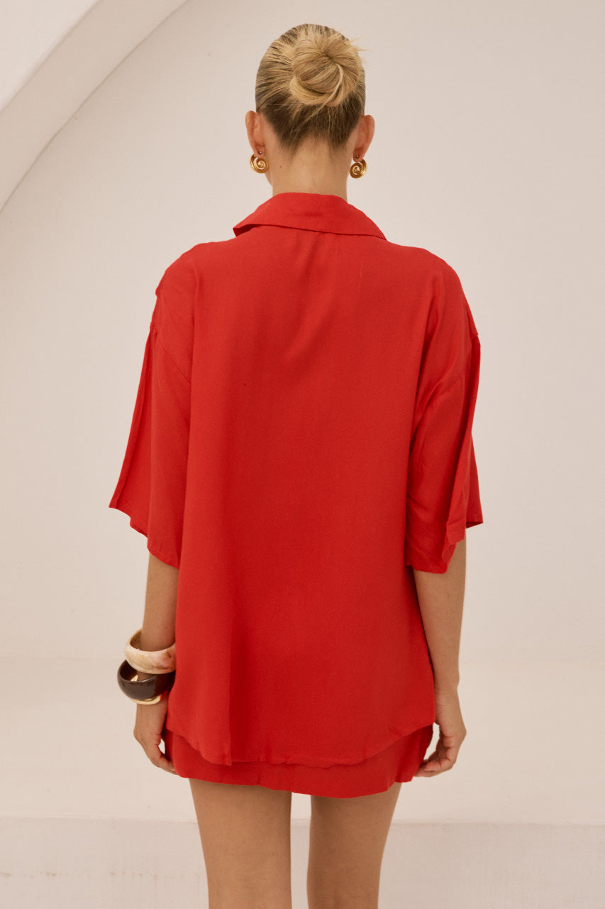 ADELYN SHIRT - RED - MATELOSHIRTXMATELOSHORT-11