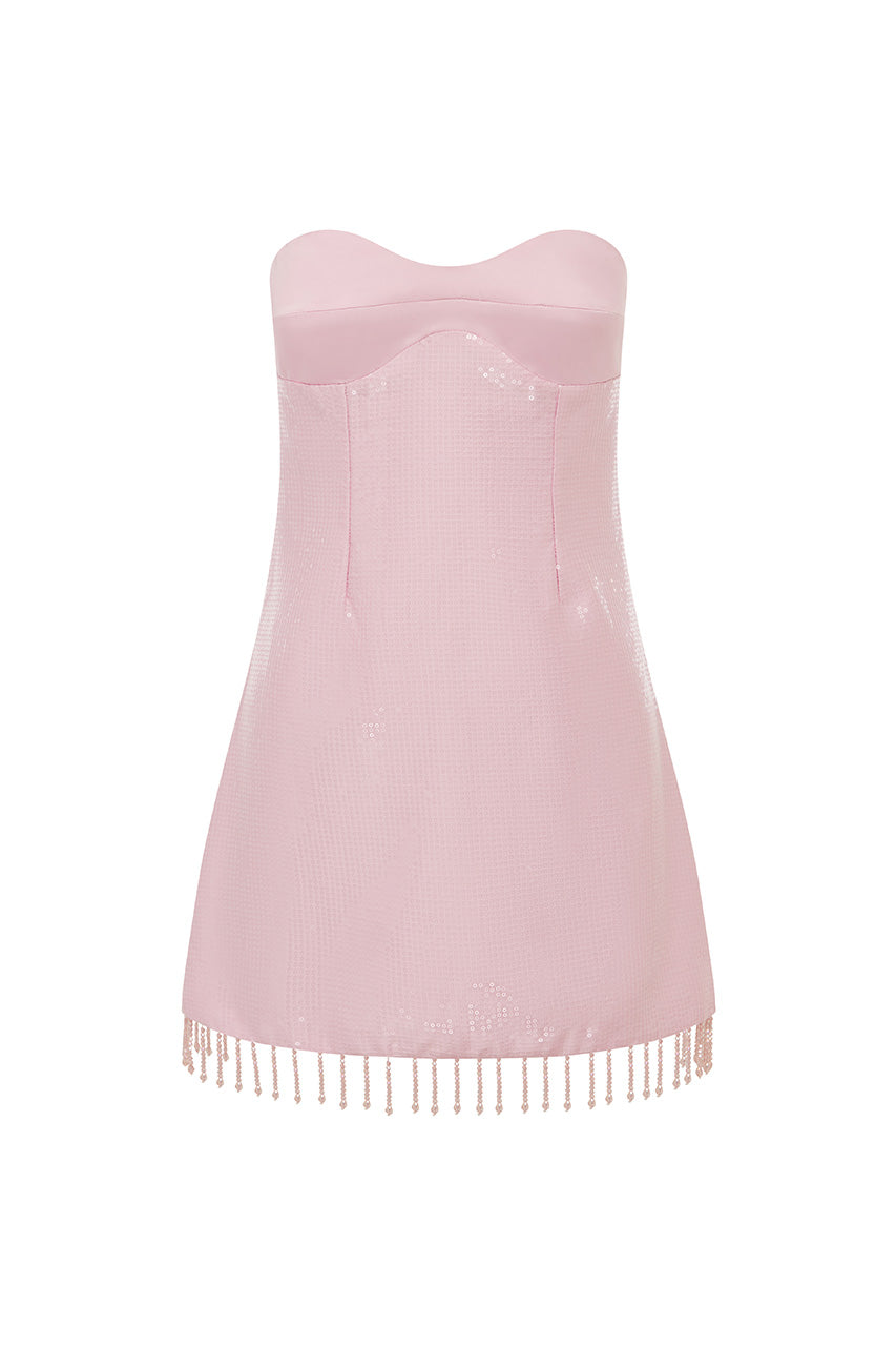 MEDINA STRAPLESS MINI DRESS - MUSK - MEDINASTRAPLESSMINIDRESSMUSK_9
