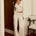 MIRA WRAP RIBBED TOP - CREAM