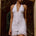 NALITA HALTER RUFFLE MINI DRESS - WHITE