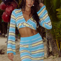NATALIE TOP - BLUE MULTI