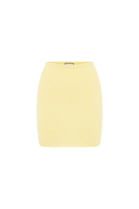 NELLIE MINI SKIRT - LEMON