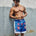 NOAH BOXING SHORTS - BLUE/WHITE