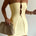 NELLIE MINI SKIRT - LEMON
