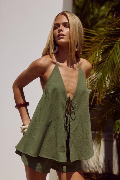 OCTAVIA TOP - KHAKI