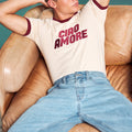 OLIVER SHORT SLEEVE T-SHIRT - SAND/WINE