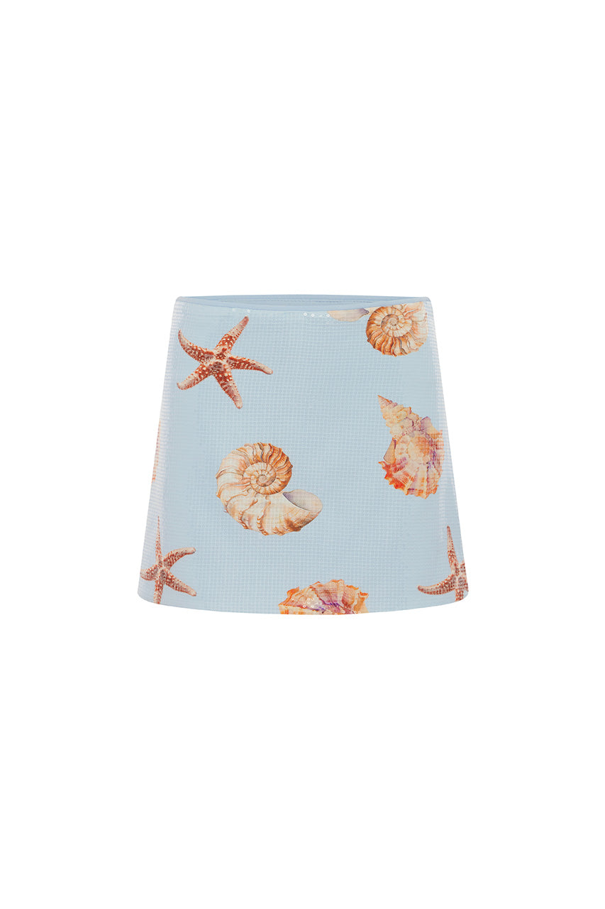 OPHIRA SEQUIN MINI SKIRT - ICE BLUE SEASHELL - OPHIRASEQUINMINISKIRT-ICEBLUESEASHELL-5