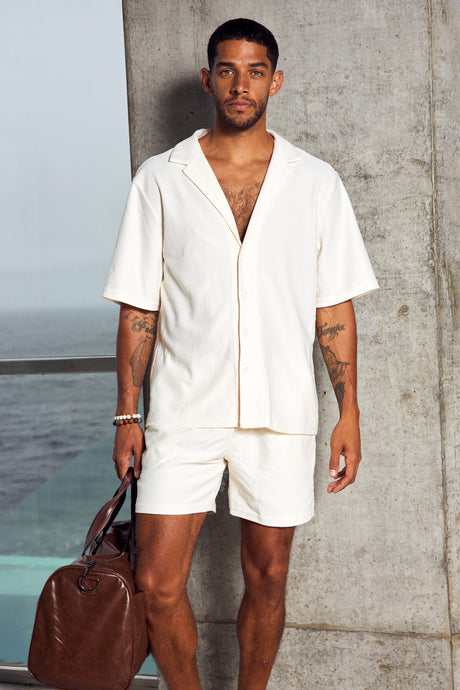 OTIS SHORT SLEEVE SHIRT - OFF WHITE