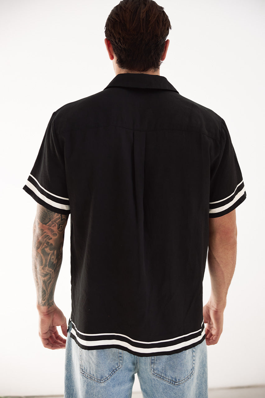 PASADENA SHORT SLEEVE SHIRT - PASADENA BLACK - PASADENASHORTSLEEVESHIRT-PASADENABLACK-5_e97643fc-483c-4358-aa03-3f0bc27a9b4d
