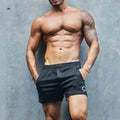 PAXTON ELASTIC WAIST SHORTS - BLACK
