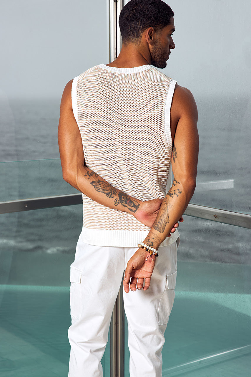 PIETRO KNIT TANK - SAND/WHITE - PIETRO_KNIT_TANK_-_SAND_WHITE_-2