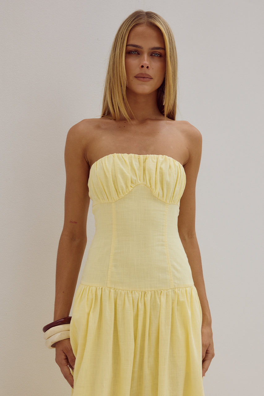 POPPY MIDI DRESS - LEMON - POPPY-MIDI-DRESS-LEMON-_1