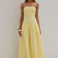 POPPY MIDI DRESS - LEMON