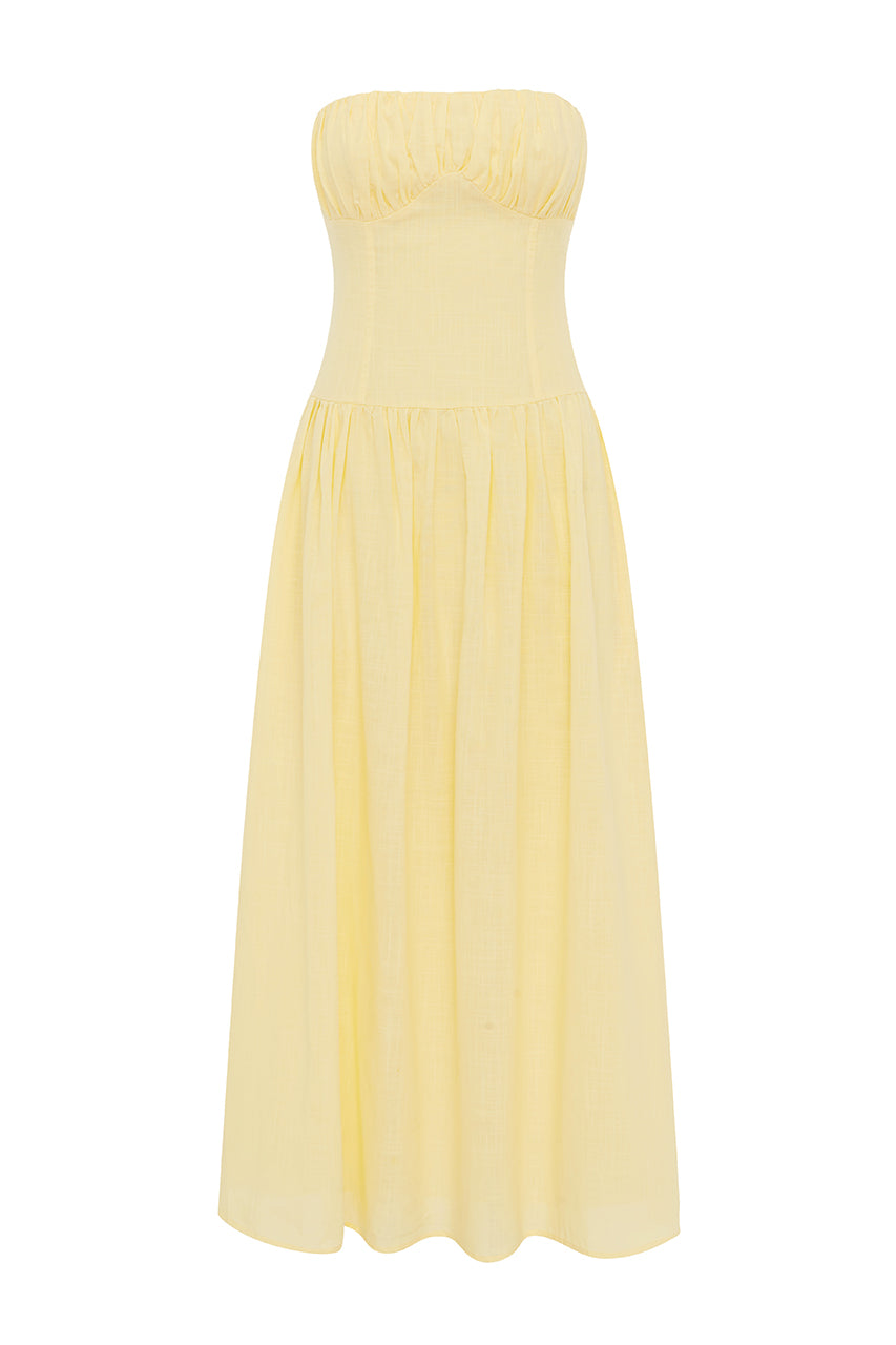 POPPY MIDI DRESS - LEMON - POPPY-MIDI-DRESS-LEMON-_7