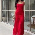 TAHLIA MAXI DRESS - RED