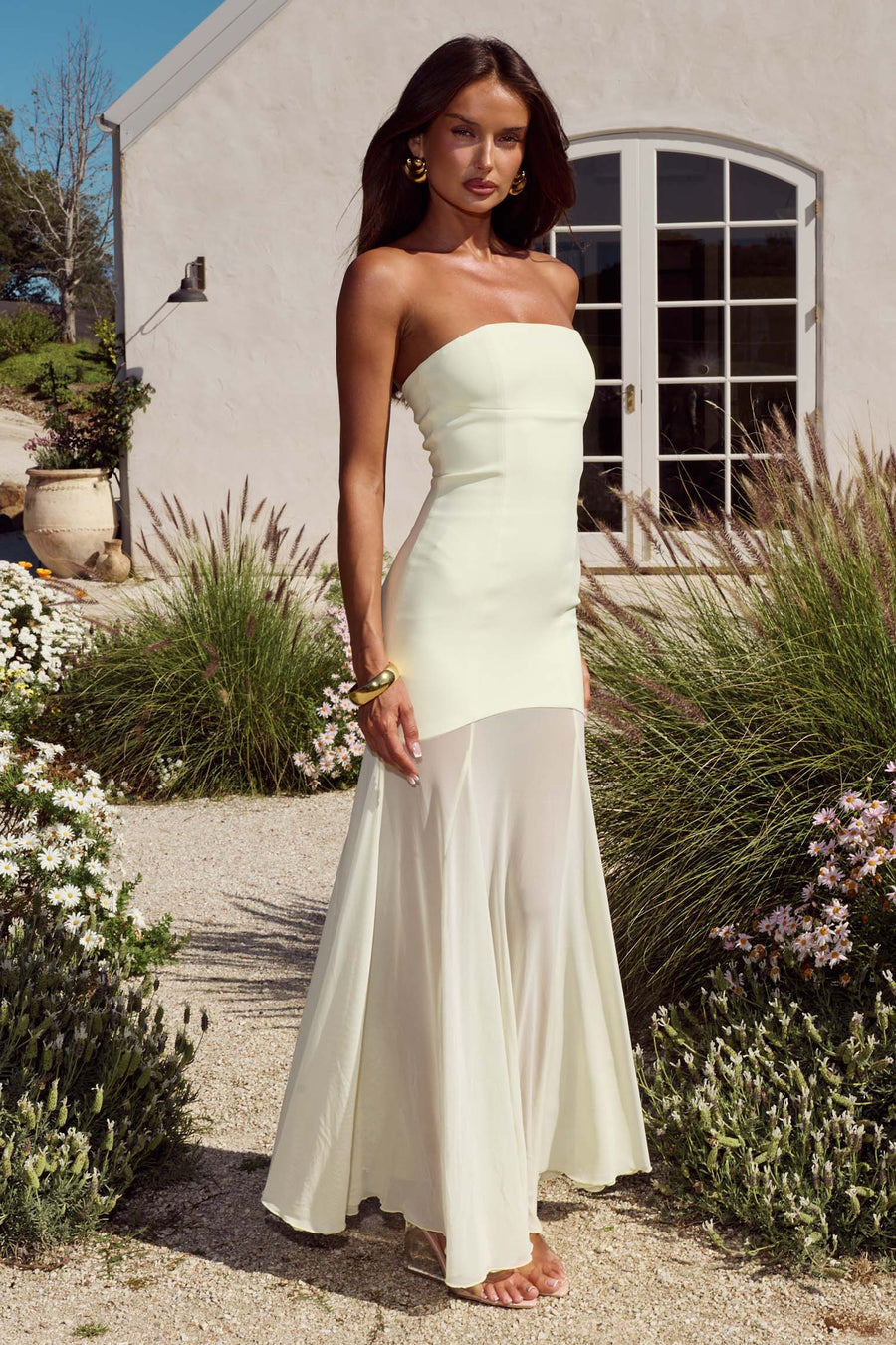 REMI STRAPLESS MAXI DRESS - LEMON - REMISTRAPLESSMAXIDRESS-LEMON-3
