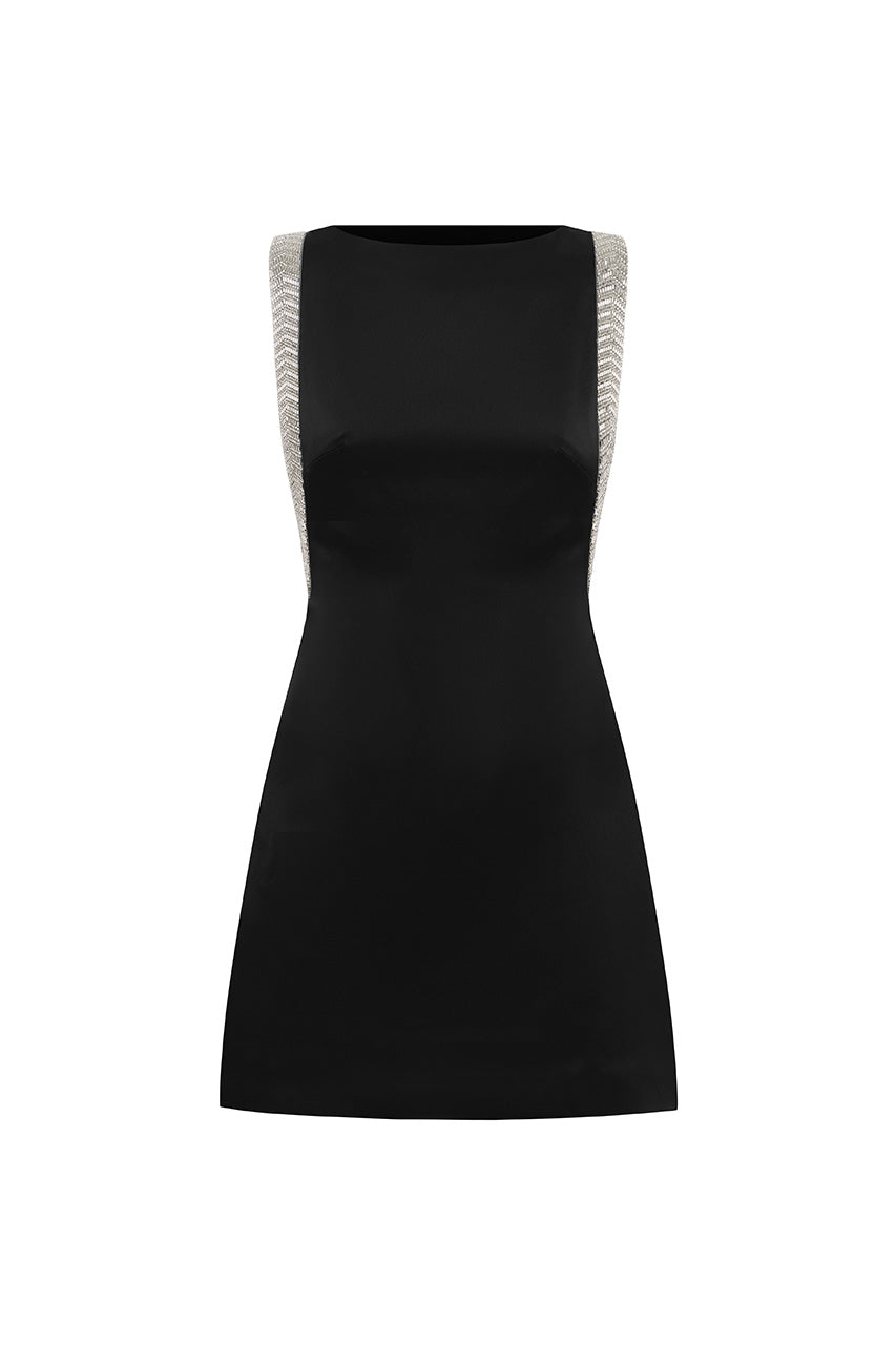 REMY RACERBACK MINI DRESS - BLACK - REMYRACERBACKMINIDRESS-BLACK