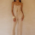 RILEY KNIT PANT - SAND