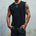 RNWY CREST FITTED TANK TOP - BLACK