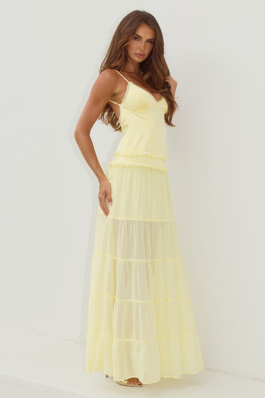 ROSETTA BACKLESS TIERED MAXI DRESS - BUTTER - ROSETTABACKLESSTIEREDMAXIDRESS-BUTTER-3