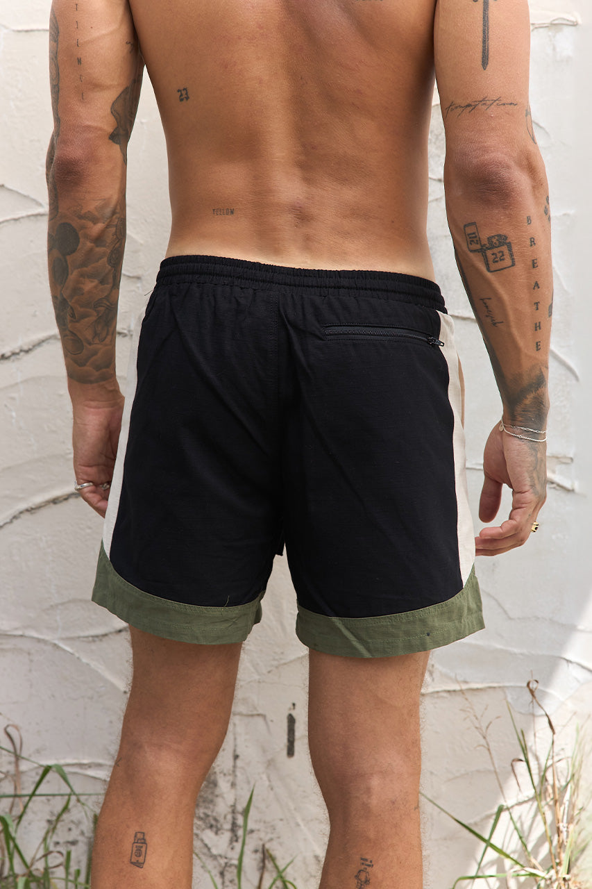 ROY SHORT - BLACK MULTI - ROYSHORT-BLACKMULTI-2