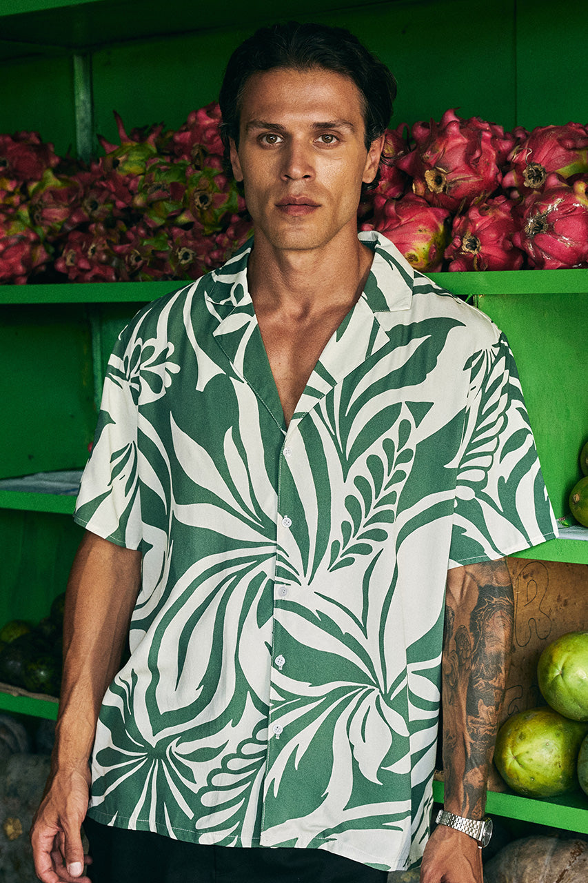 RUDY SHORT SLEEVE SHIRT - RUDY KHAKI - RUDYSHORTSLEEVESHIRT-RUDYKHAKI-1