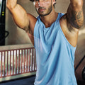 RUNAWAY MUSCLE TANK TOP - BLUE