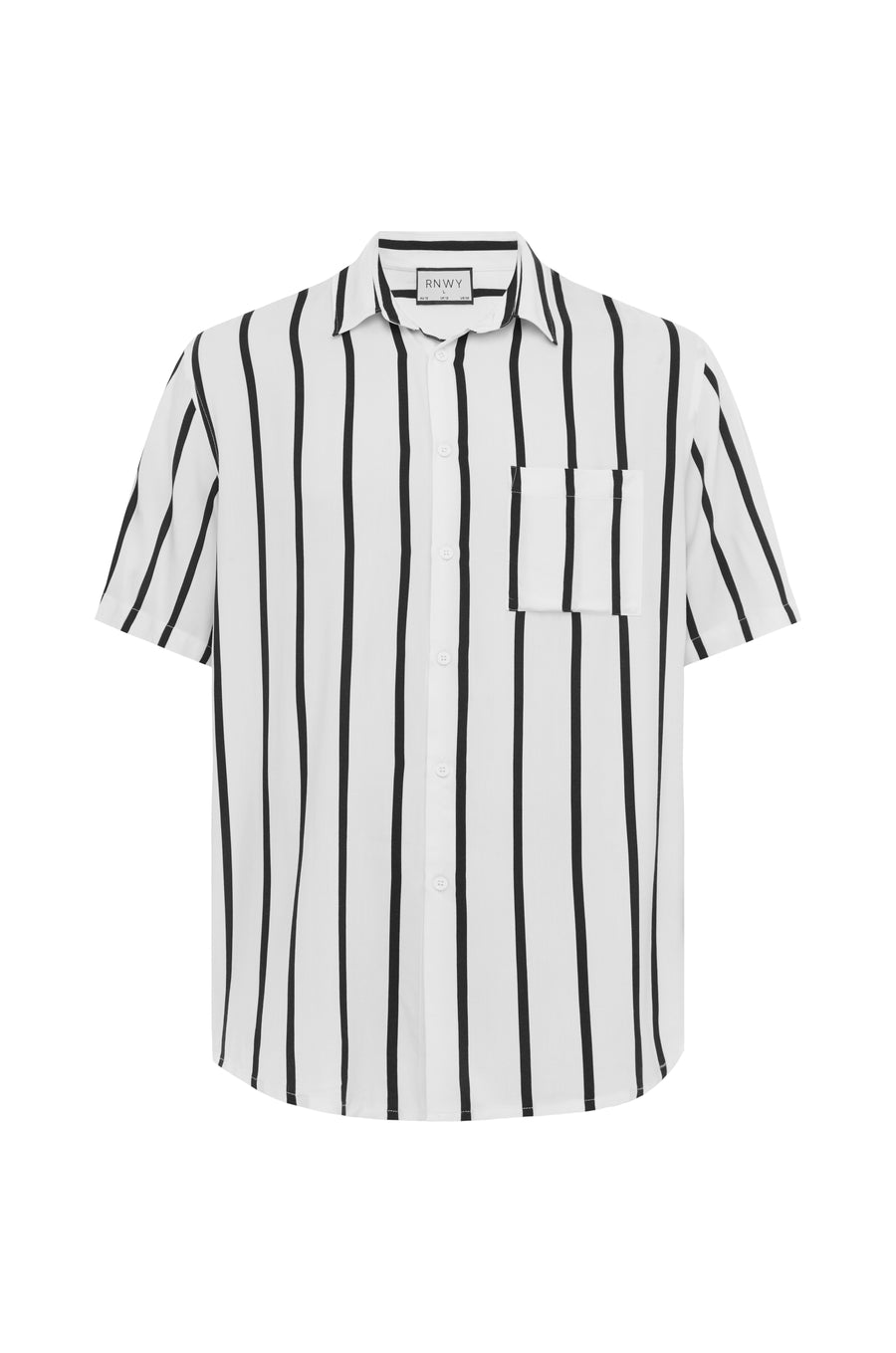 ELIJAH SHIRT - WHITE/BLACK - Runaway_B10_4