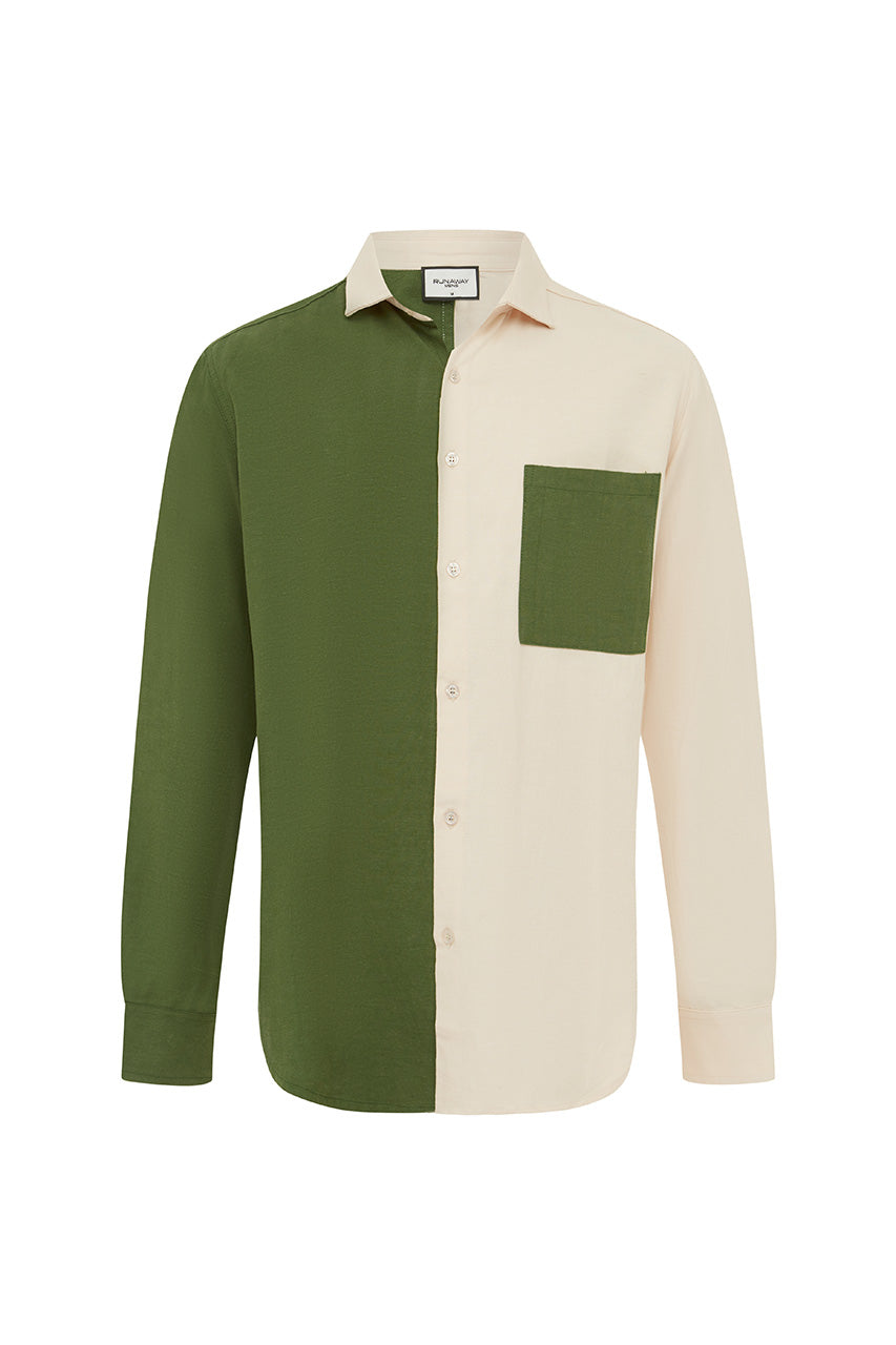 CALEB SHIRT - KHAKI/SAND - Runaway_B24_28