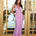 SAFFI HALTER DEEP PLUNGE MAXI DRESS - ORCHID