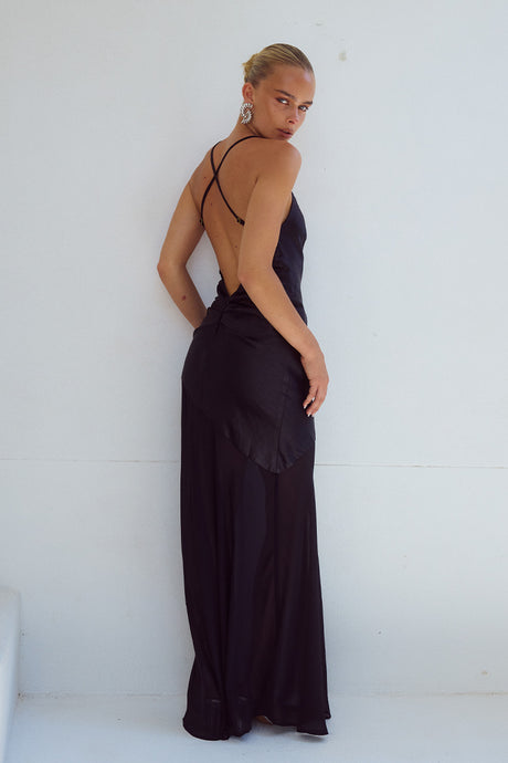SAMANI MAXI DRESS - BLACK