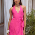 SARELEA MINI DRESS - HOT PINK